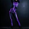Halloween Family Matching Outfit Skeleton Print Jumpsuit Pants Women Kids Street Style Slim Fit