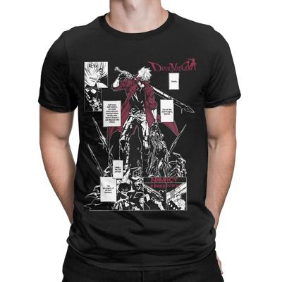 DMC Devil May Cry T Shirts Men Pure Cotton Creative TShirts Crewneck  Tees Short Sleeve Clothes Printing