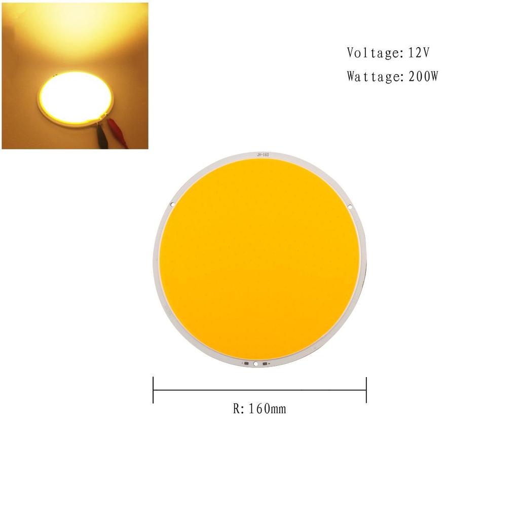 Fafeicy COB LED-Chips Set – 12 Stück, 12W, 1080LM, 36–41V, Weiß, Für DIY Beleuchtung