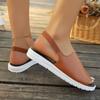 Summer Plus Size Comfortable Best Seller Flat Sandals 2025 Fashion Ladies Shoes Elastic Band New Open Toe Casual Sandals Women