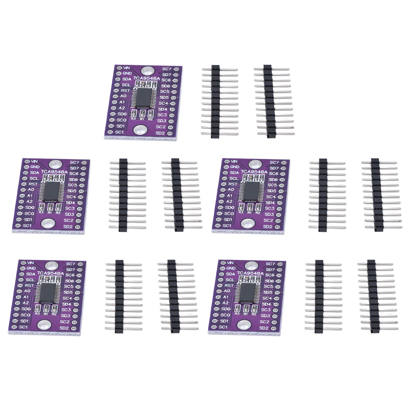 

5Pcs Development Board 1 to 8 Channel IIC Expansion Module TCA9548A Set Kit for DIY