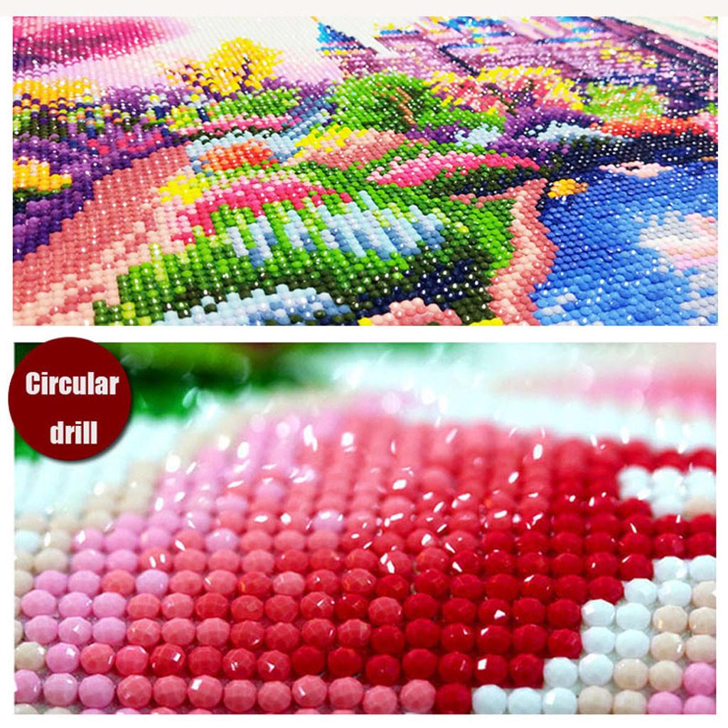 Tower DIY 5D  Embroidery Cross Crafts Stitch Art Decor Kit