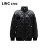 Jinyujie Damen Leichte Cropped Daunenjacke