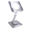 Aluminum Alloy Tablet Stand Rotating Foldable   Desktop Phone Tablet Holder Hollow Out Heat Dissipation for Live Streaming Drawing