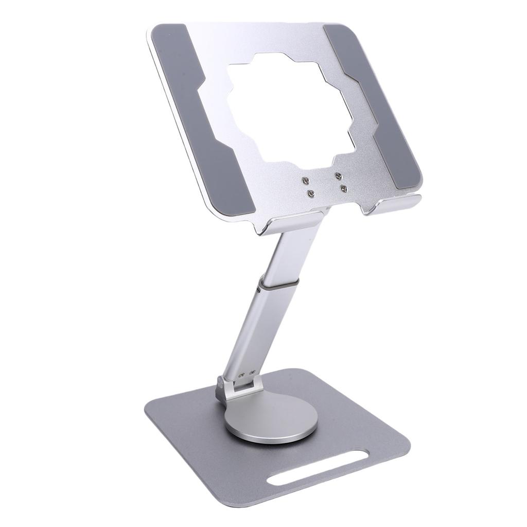 Aluminum Alloy Tablet Stand Rotating Foldable   Desktop Phone Tablet Holder Hollow Out Heat Dissipation for Live Streaming Drawing