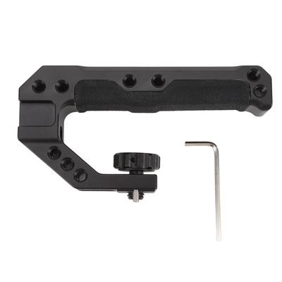 Kamerakäfig Oberer Griff Aluminiumlegierung Silikon Videostabilisierungs-Rig Griff mit 14 38 Zoll Schraube