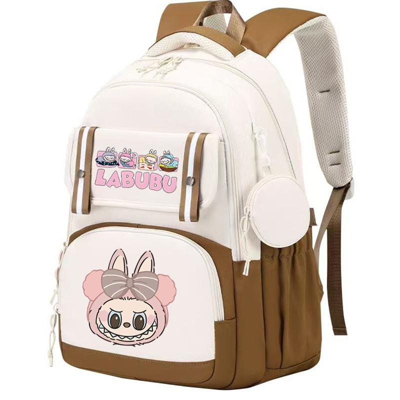 Cute Printed Backpack Teenager Student Shcoolbag Bookbag Knapsack Girl with Coin Purse Casual Bag Men Women Laptop Bag Mochila