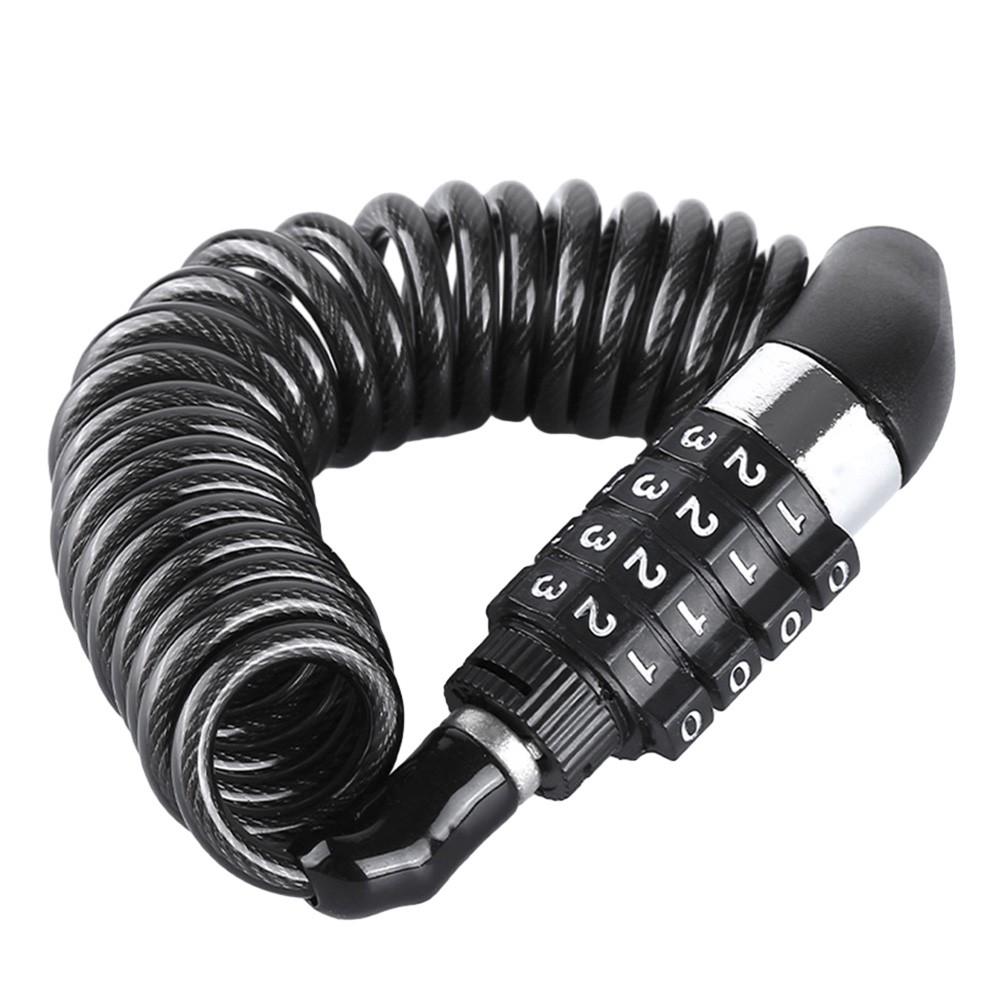 Motorcycle Helmet Lock Portable Security 4 Digit Password