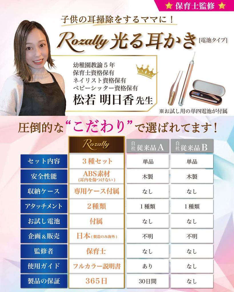By a Childcare Ear for LED with Lighting [Supervised Worker] Earpick, Earpick, Light-up Earpick, Cleaning, Tweezers, Earwax, Cleaning, Earwax,