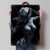 Cracked Skin Demon Tin Plaque Poster Customized Wall Art Retro Vintage Metal Signs for Man Cave House Decor Home Decorations