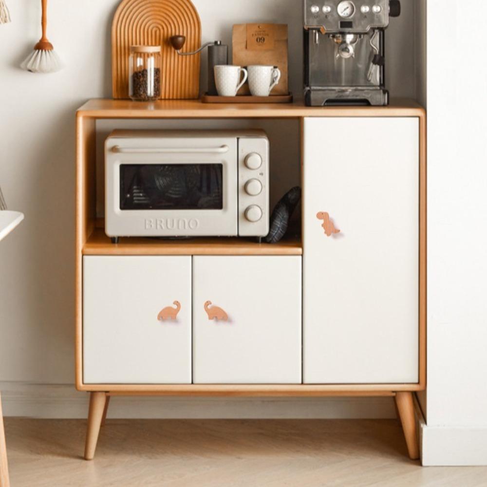 Cute Hook Animal Wood Furniture Handles Dinosaur Cabinets Drawers Knobs Kitchen