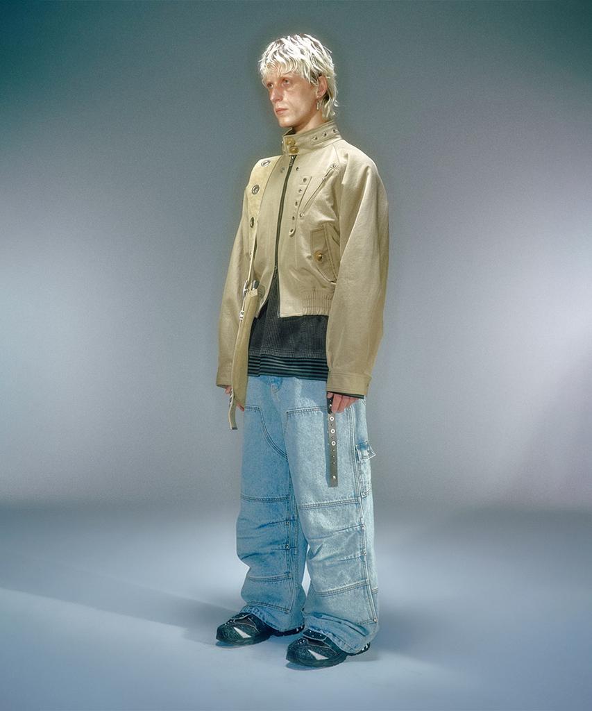 Beikeonteuakaibeu Vanon Carpenter Pants Light Blue