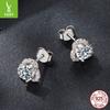 30 Points Mozzarella Diamond Earrings, Elegant And High-End S925 Sterling Silver Earrings Earrings.