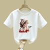 Girls Shortsleeved Tshirt Summer Baby Girl Print Breathable Roundneck Halfsleeve Fashionable Design Top Tshirt