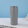 304 Stainless Steel Vacuum Insulated Travel Mug 20oz Oval Car Cup Portable Thermos Office Outdoor Commute