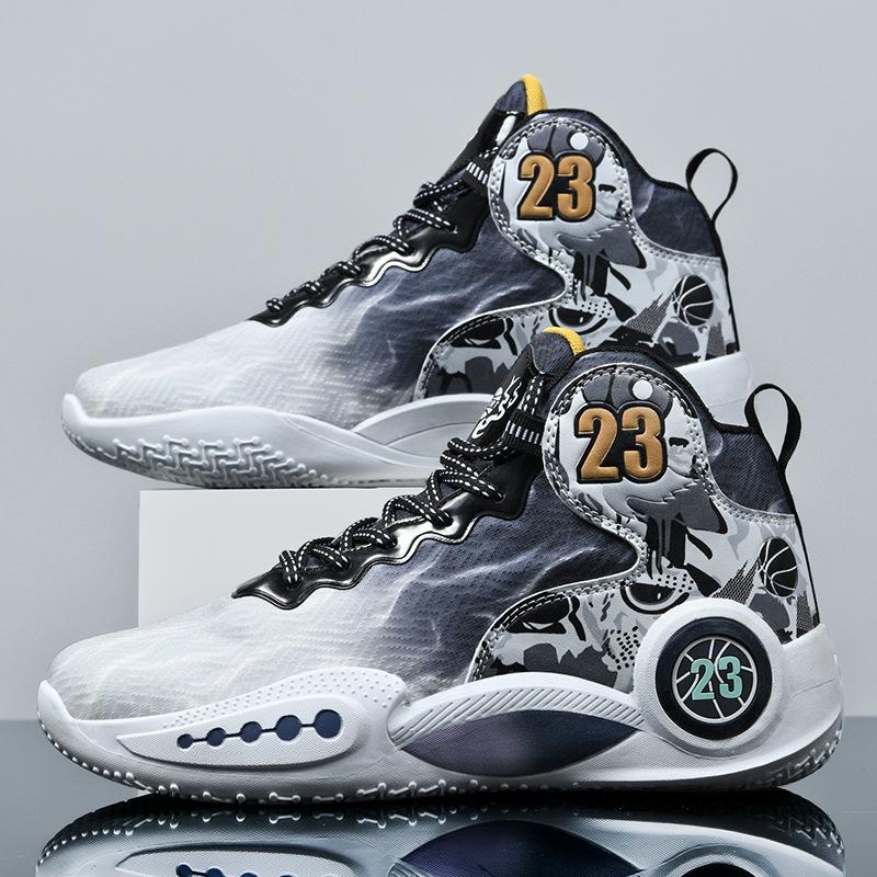 

Cement outfield basketball shoes men s cushioning anti-skid anti-rollover professional combat men s shoes sports shoes Jinjiang 36