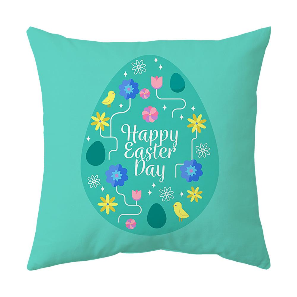 Easter Pillow Cover Cartoon Sofa Cushion Cover Office Waist Cushion Cover