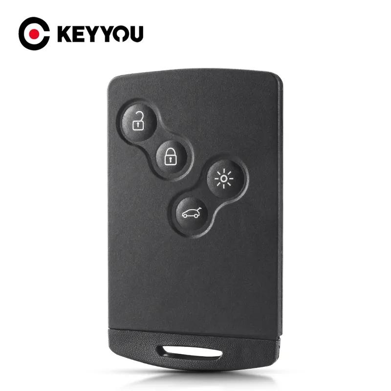 KEYYOU 1 STÜCK Originalschlüssel für Renault Megane Laguna Koleos Fluence Scenic Clio Captur Autoschlüssel Schale Gehäuse Smart Auto Schlüsselgehäuse