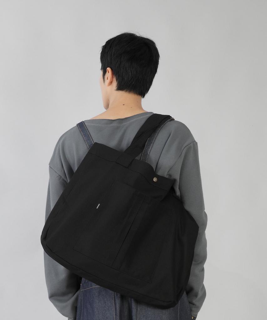 Saintcrew Round Volume Cargo Pocket Eco Bag Rvc-145 Black