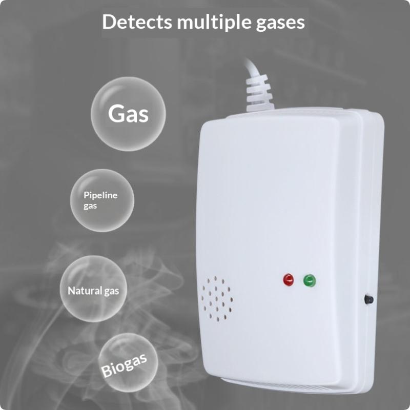 Portable Wall Mounted Independent Gas Detector Alarm Gas Leak Detector Tester Propane Methane Safe Natural Gas Alarm Sensor