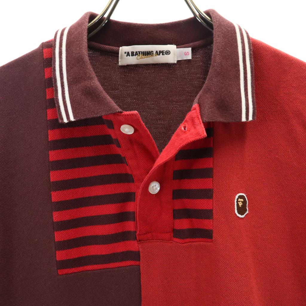 A BATHING APE made in Japan Short sleeve Polo shirt S CLASSICS Pique Women Used