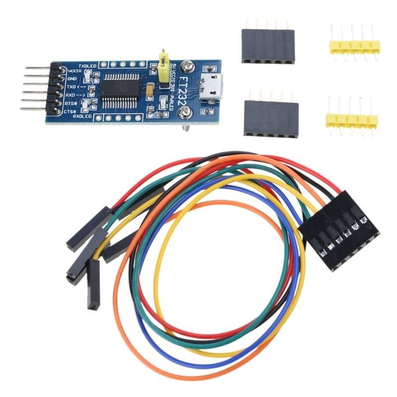 MultiFunction FT232 USB to UART Serial Port Module Adapter for Serial Expansion And Data Acquisition