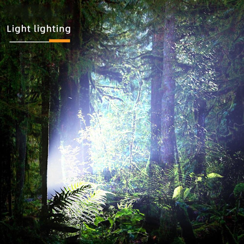 Multi-functional Flashlight Waterproof Telescopic Zoom Flashlight For Fishing