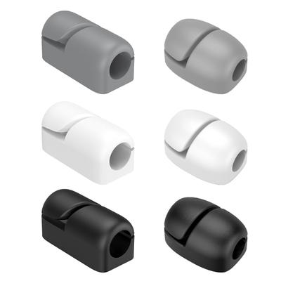 5 Stück Kabel-Organizer Halter Schreibtisch-Kabelmanagement Magnetisch Leicht zu öffnende Organizer Handy-Ladekabel Draht-Halter Organizer
