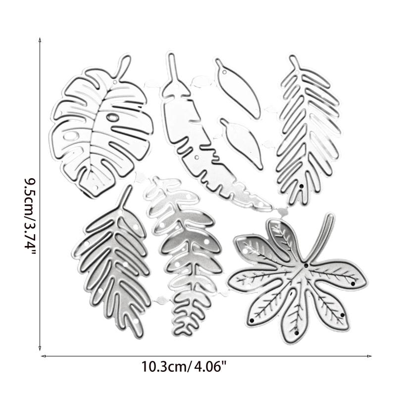 Tree Leaves Theme Metal Die Cuts Cutting Dies Cut Stencils for DIY Embossing Paper Leather Scrapbooking Card Making