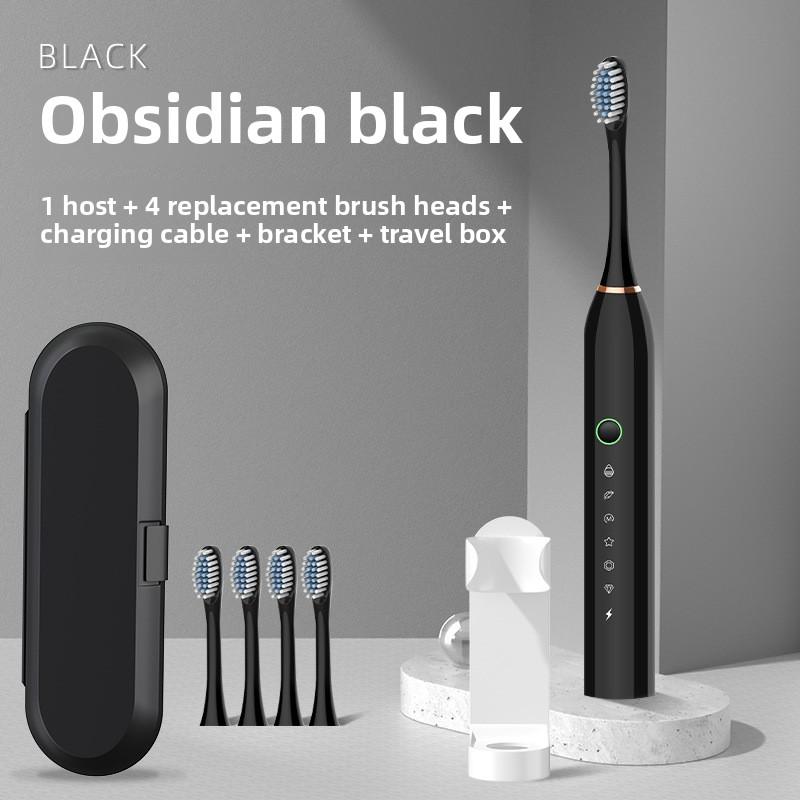 Electric Toothbrush Adult Bright White Automatic Charging Waterproof Sonic Soft Bristle Brush Men and Women Couple Children Set Toothbrush