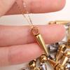 10PCS Stainless Steel Cone Charms Pendants Retro Spike Beads Charms Pendants for Women Man Hoop Earring Jewelry Making Supplies