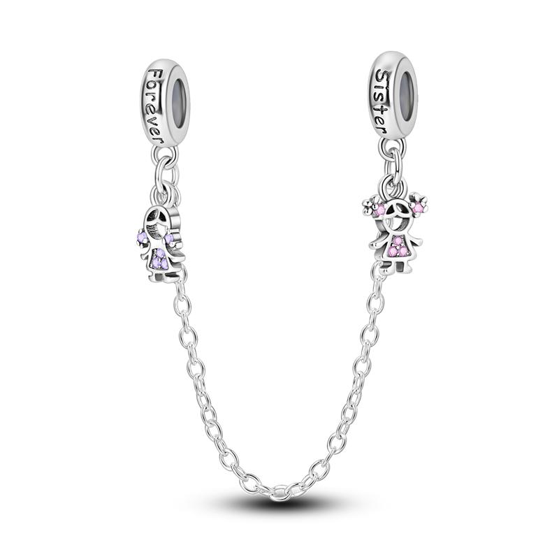 Fit Original Charms Pink Seriescopper Perfume Charm Pendent Dangle Bead Bracelet Necklace Diy Women Jewelry Gift