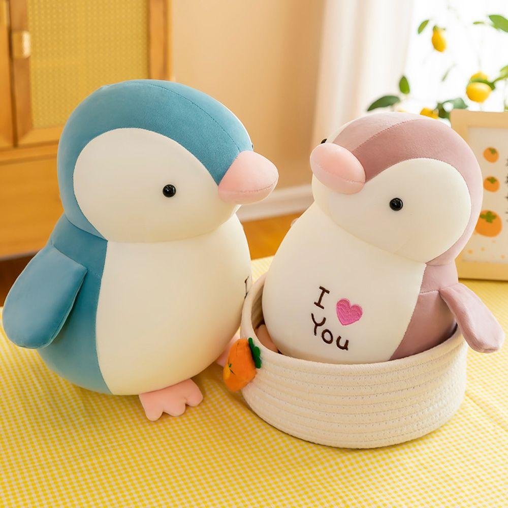 

Home Decor Soft Toys Penguin Plush Toy Penguin Stuffed Doll Comforting Sleeping Toy Animal Doll 25CM светло-синий