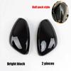 For Peugeot 208 2008 2012-2018 Citroen C3 2016-2020 Car Sticker Rearview Side Mirror Cover Wing Cap Exterior Case Trim Housing