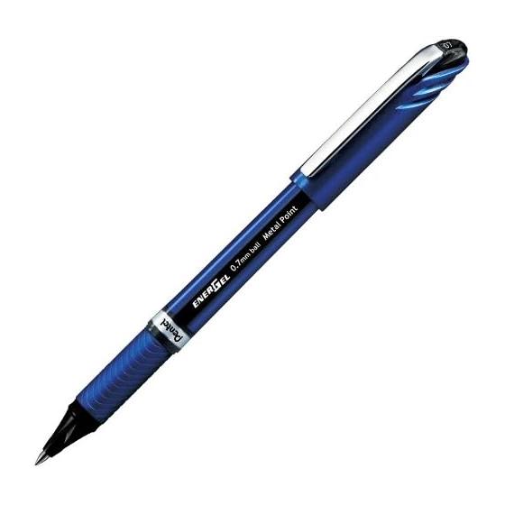 Pentel Water-Based Gel Ink Ballpoint Pen Energel Euro 0.7mm (Black) BL27-A [Set of 10]