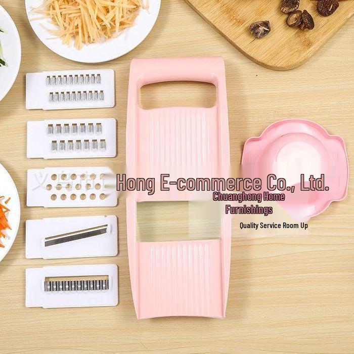 Multifunctional Vegetable and Potato Slicer: Kitchen Grater and Shredder for Home Use