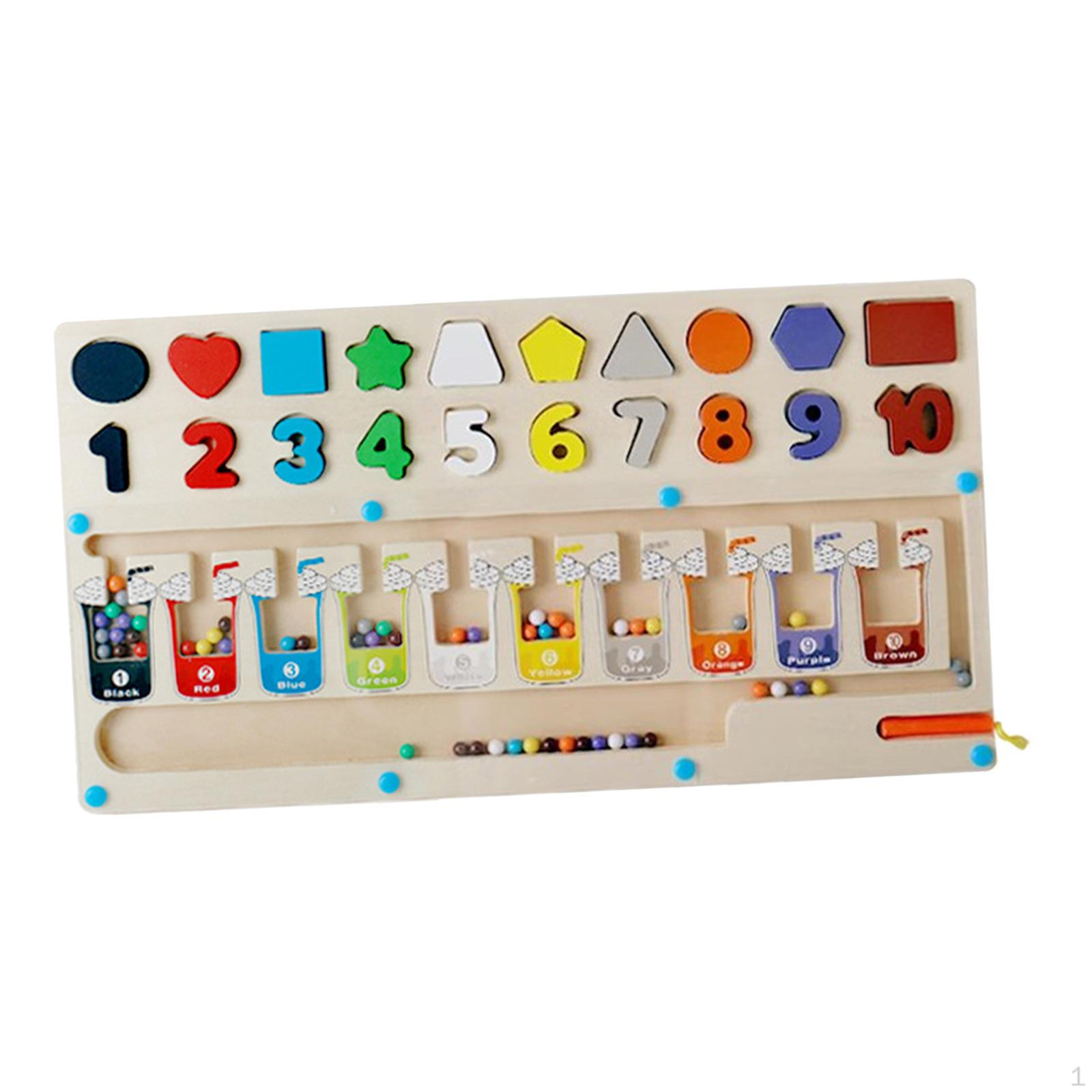 

Puzzle Game Board for 3 Years up Kids Families Games Color Shape Sorting ice cream