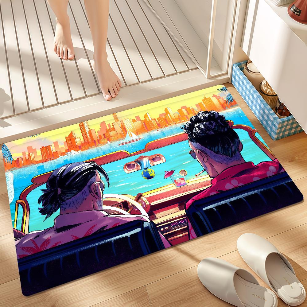 Door Mat Bedside Cool Entrance Bath Floor PNL Rapper Decoration Corridor Door Mat Carpet Living Room Balcony