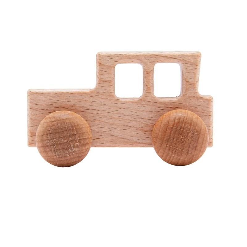 

Baby Wooden Car Wooden Child Block For Babies BPA Free Organic Beech Animal Shape Baby Toy Car Montessori Toys Handmade Crafts