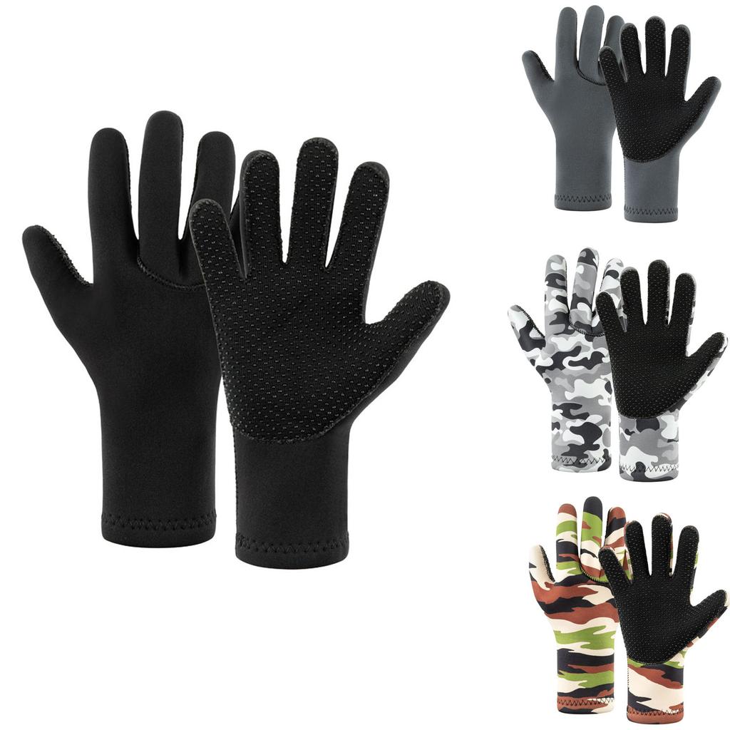 Men’s Swimming and Diving Gloves, -, , Scratch-Resistant, Adult Fishing Gloves, Snorkeling Gloves for Women, Warm