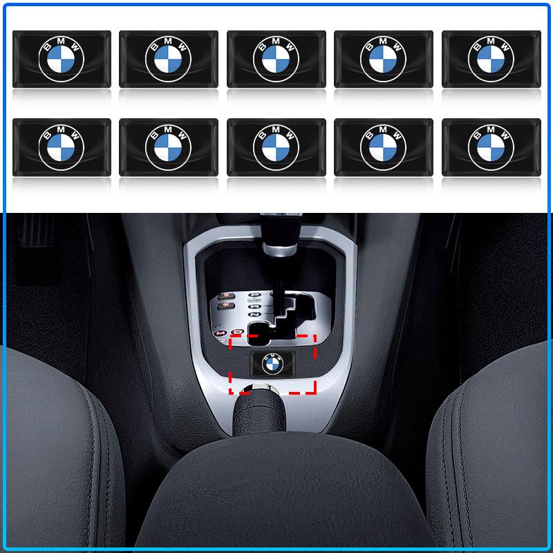 2/5/10Pcs Carbon Fiber Steering Wheel Car Logo Emblem 3D Stickers For BMW E34 E46 E39 E38 E90 E60 E36 F30 F30 F10 E92 E38 E91 G30 G38 M3 M5