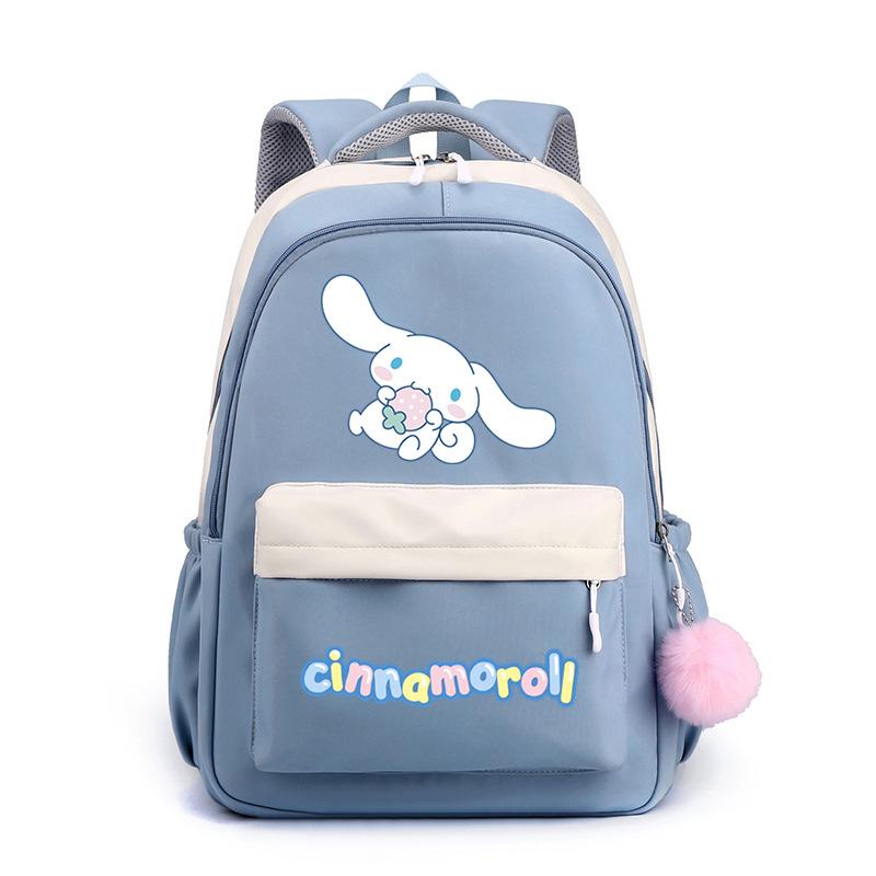 Big-Eared Dog Cute Cartoon Printed Backpack Middle School Bag