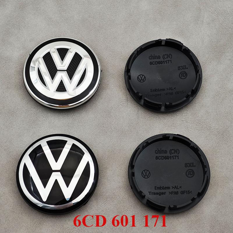 2026 New For VOLKSWAGEN VW 56mm Car Wheel Center Caps Black Suede Metal Keychain 14mm VW Key Sticker For Volkswagen Jetta Bora P