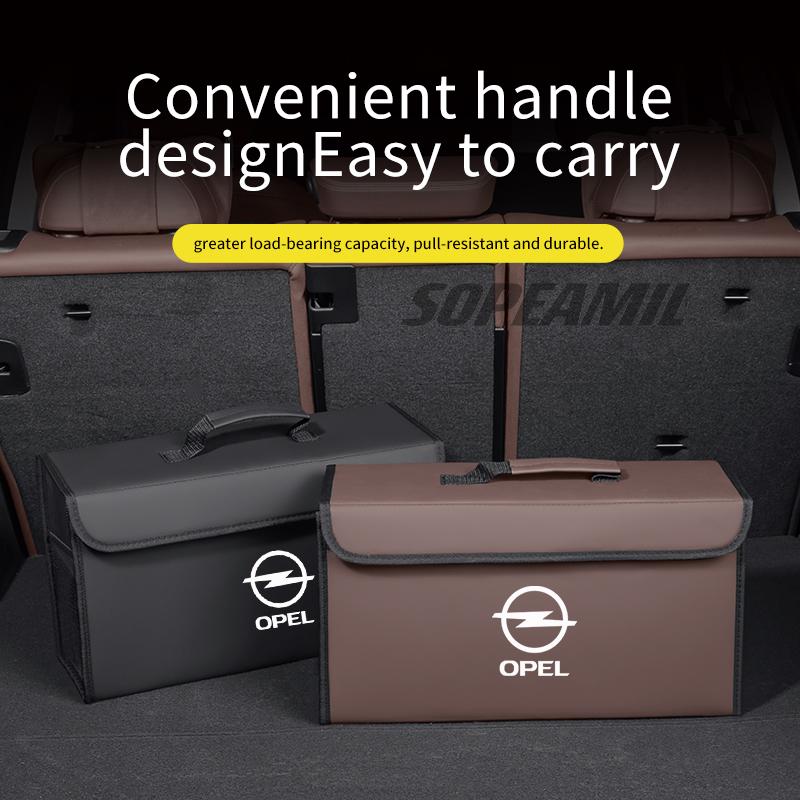 For Opel OPCline ASTRA CORSA INSIGNIA MOKKA VECTRA ZAFIRA GTC Tigra Car Trunk Organizer Box Tailbox Stowing Tidying Storage Bag