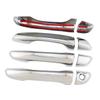For Hyundai Solaris HCR 2017 2018   Chrome Exterior Door Handle Cover Chromium Styling Moulding Frame Bezel