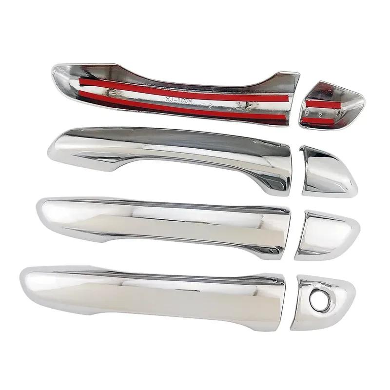 For Hyundai Solaris HCR 2017 2018 Chrome Exterior Door Handle Cover Chromium Styling Moulding Frame Bezel