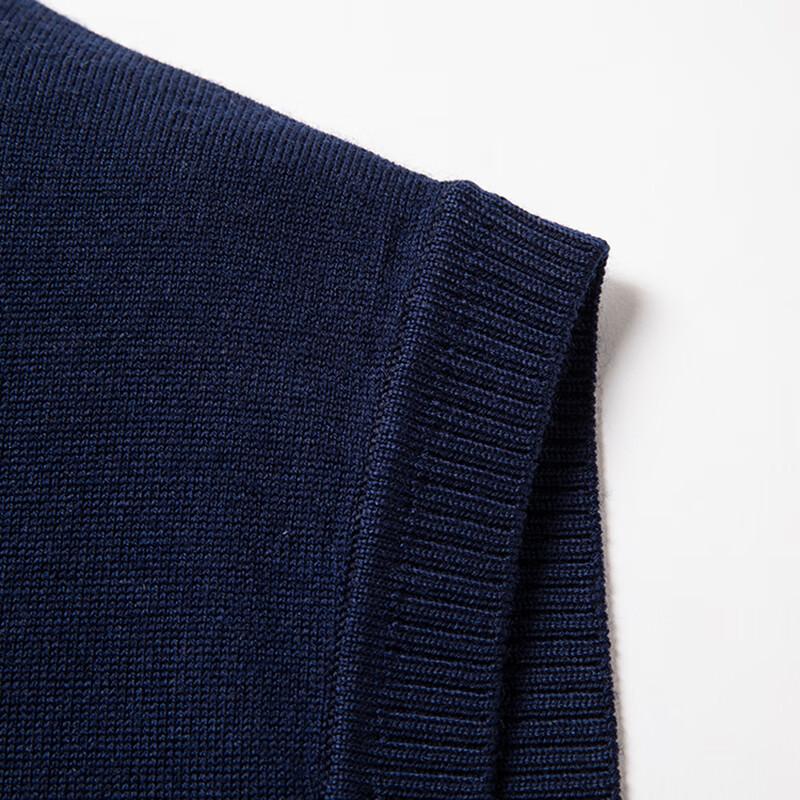 Pierre Cardin Men's 100% Wool V-Neck Sleeveless Sweater Vest