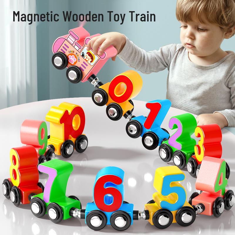 

Magnetic Train Building Blocks for Kids Ages 3-6, Educational Toy