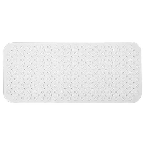Bathroom Mat Non-Slip Bath Floor Pad with Cups Quick Drying Anti-slip 88x40cm