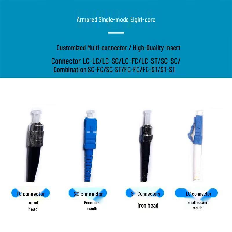 HanKe Armored Single-Mode Fiber Optic Cable